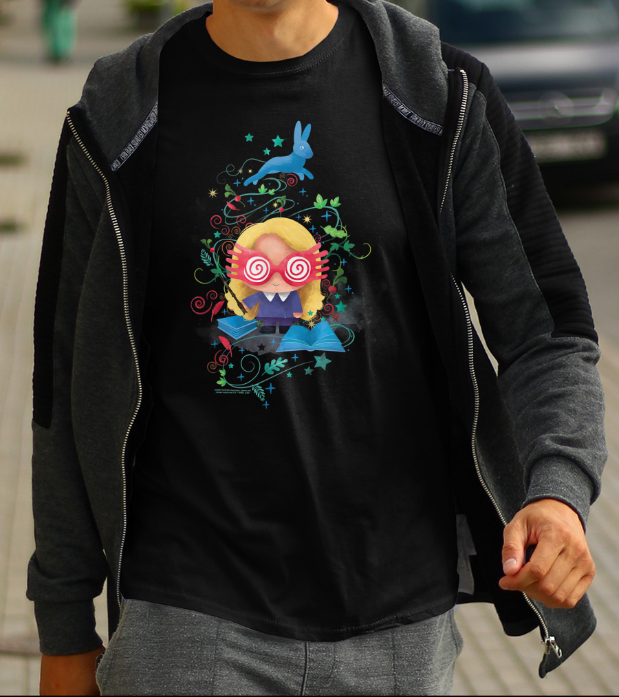 Only Today Magical Adventure With Blue Rabbit And Whimsical Glasses T-Shirt
