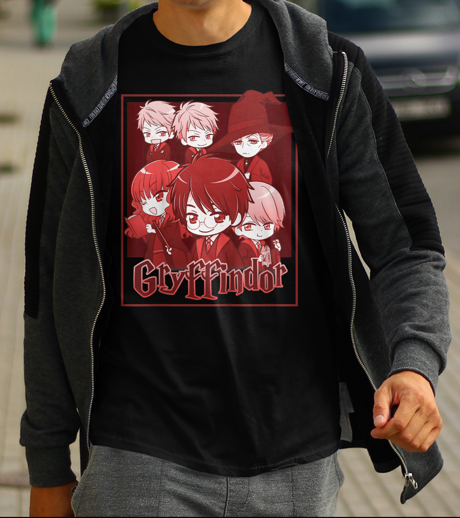 Gryffindor Only Today Anime Characters T-Shirt