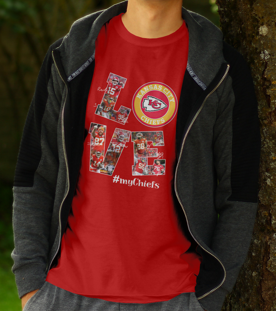 Kansas City Chiefs Love #Mychiefs T-Shirt