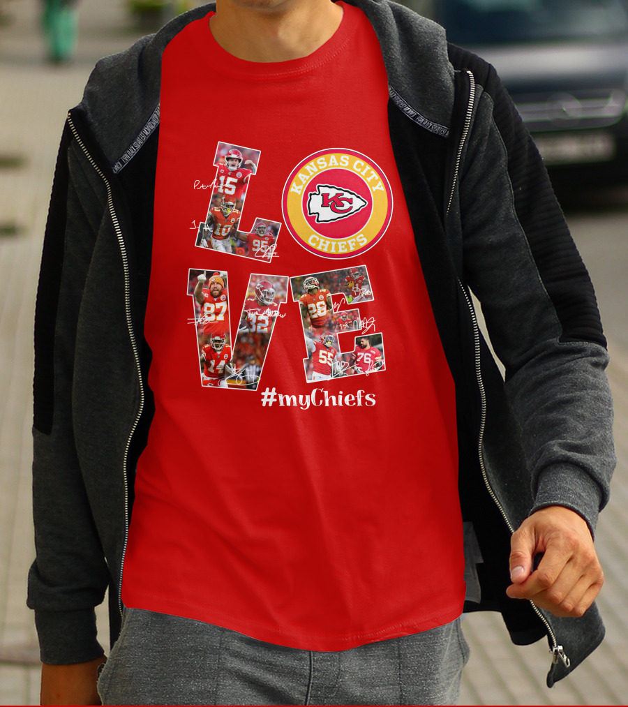 Kansas City Chiefs Love #Mychiefs T-Shirt