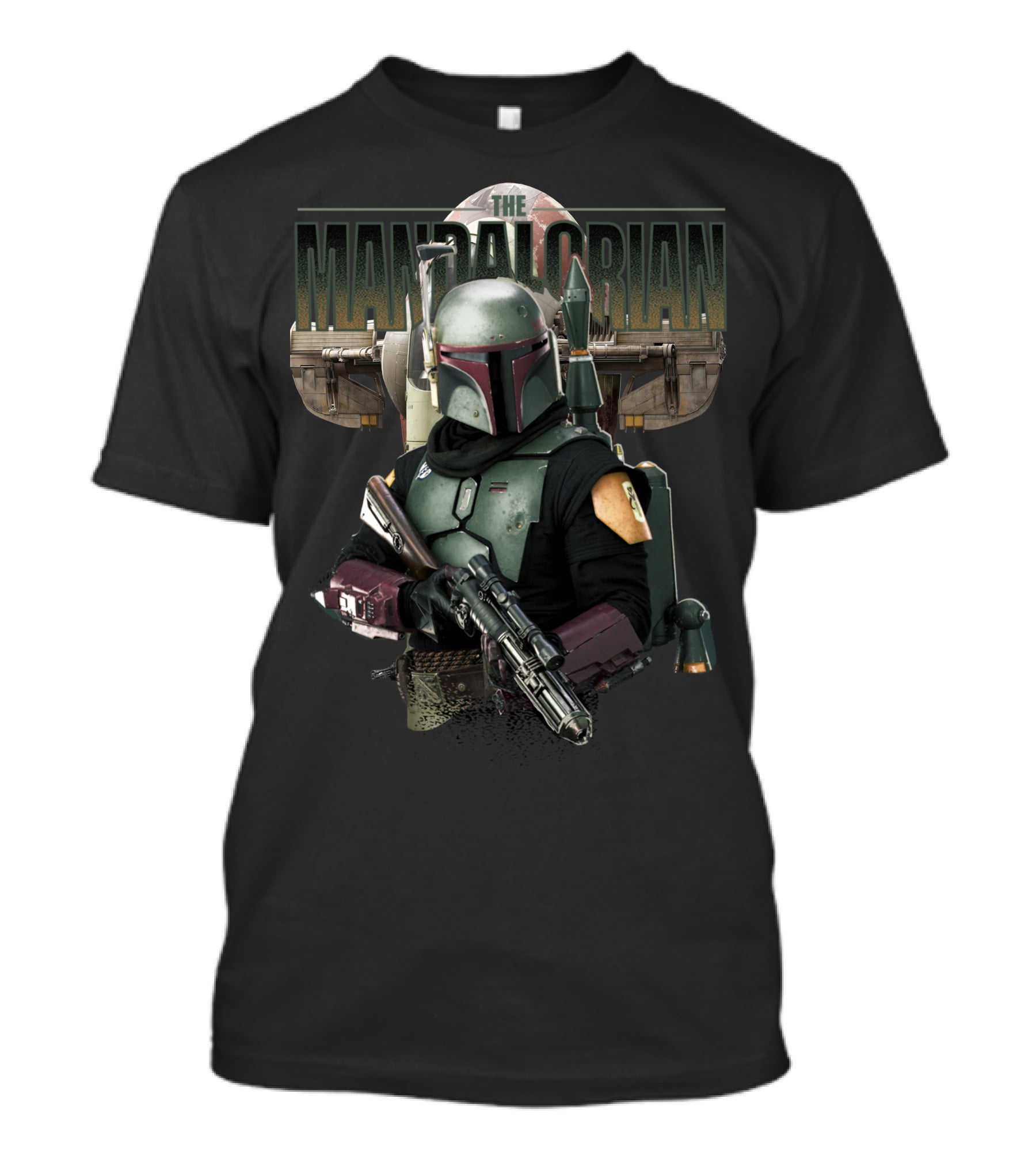The Mandalorian Boba Fett Armor And Weapons T-Shirt