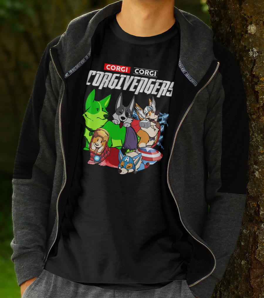 Corgi Corgi Corgivengers Dc1 T-Shirt