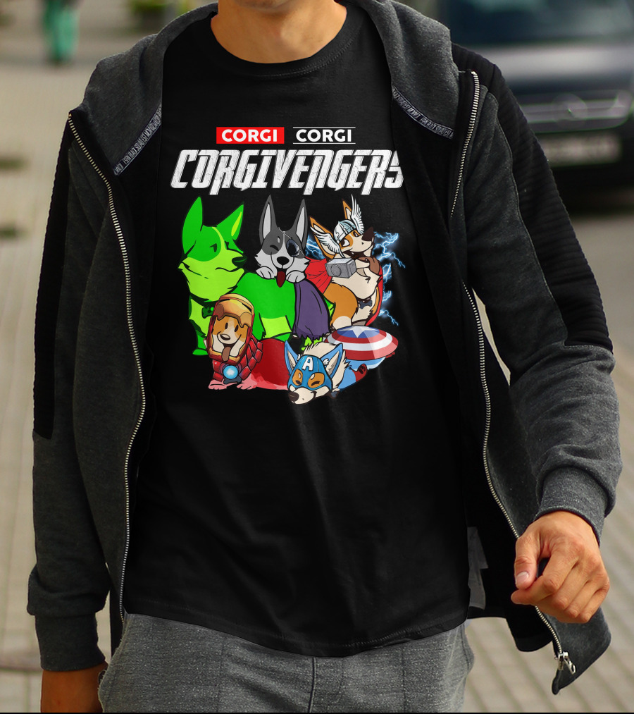 Corgi Corgi Corgivengers Dc1 T-Shirt