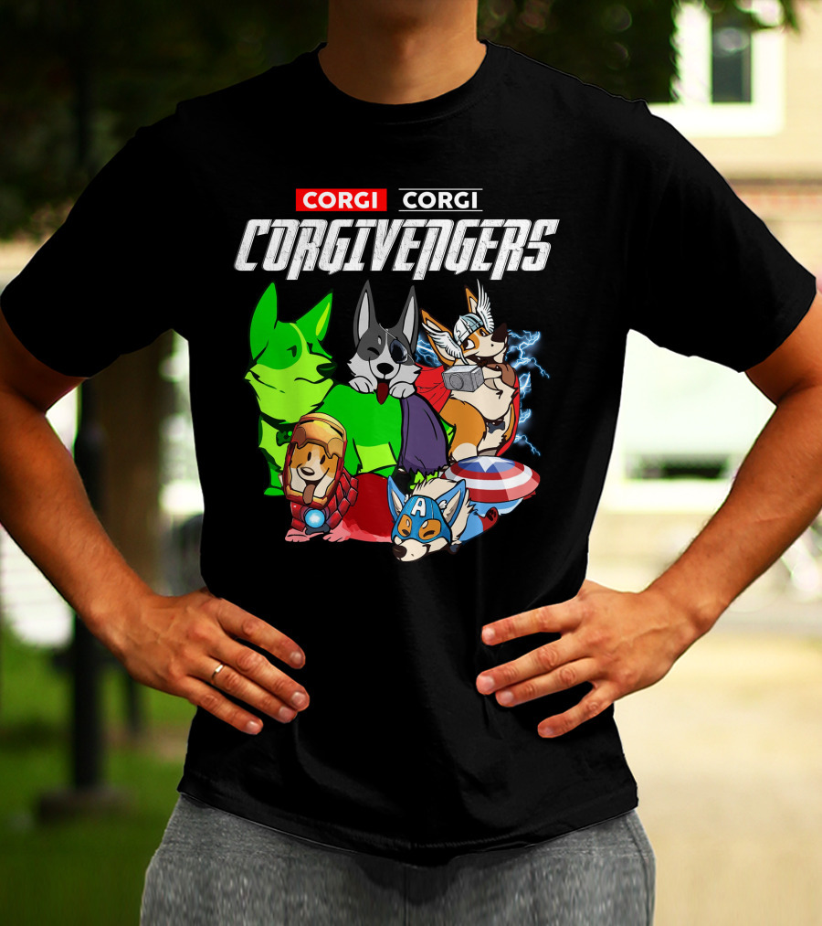 Corgi Corgi Corgivengers Dc1 T-Shirt
