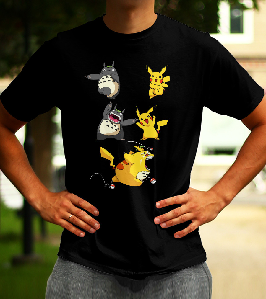 Only Today Pikachu Totoro Mashup T-Shirt