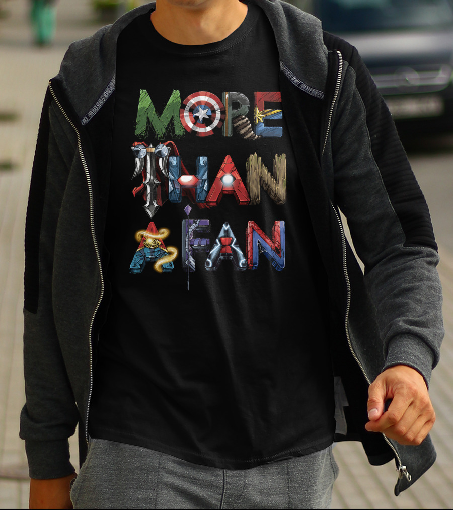 More Than A Fan Marvel Heroes Icons T-Shirt