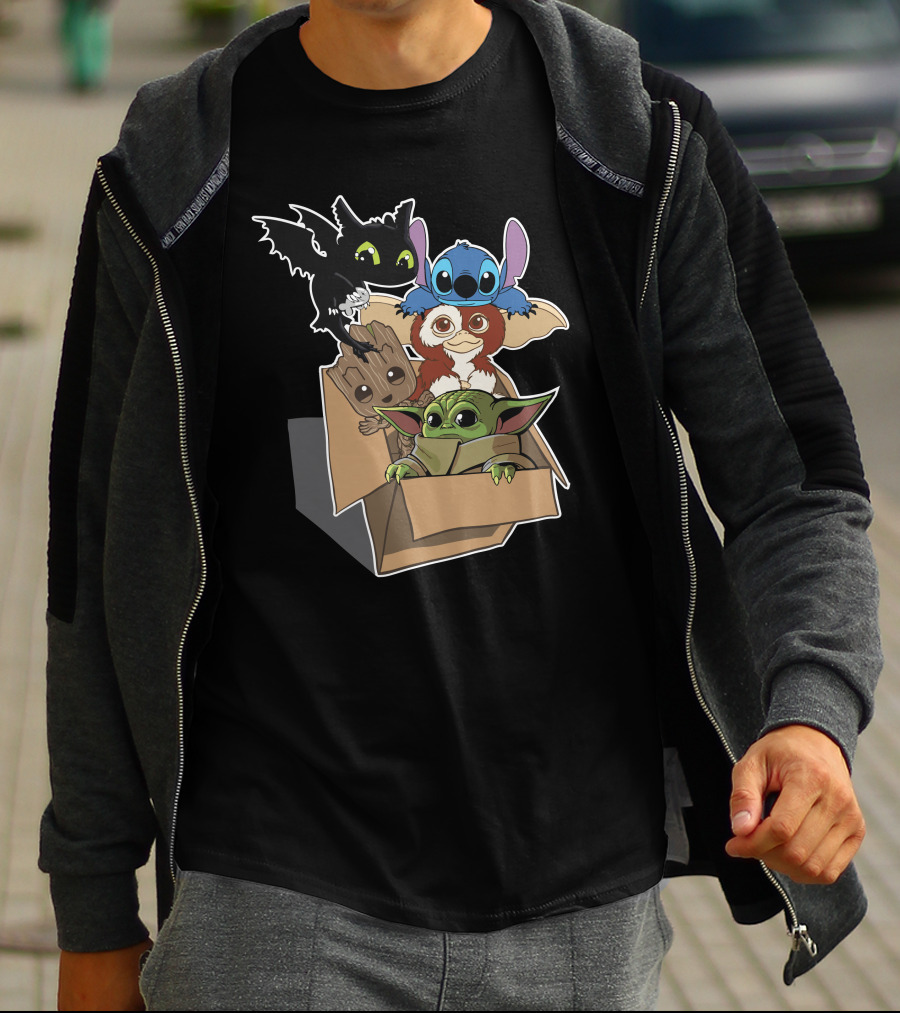 Only Today Cute Creatures In A Box T-Shirt