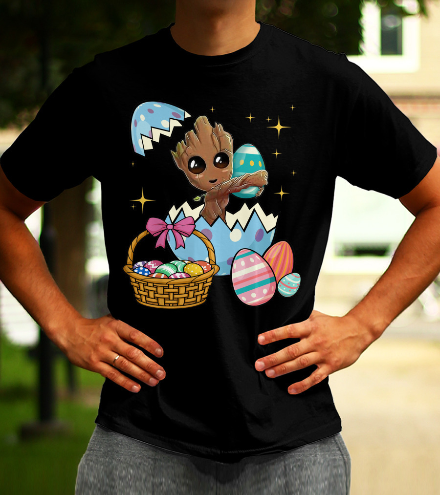 Groot Easter Eggs Only Today T-Shirt