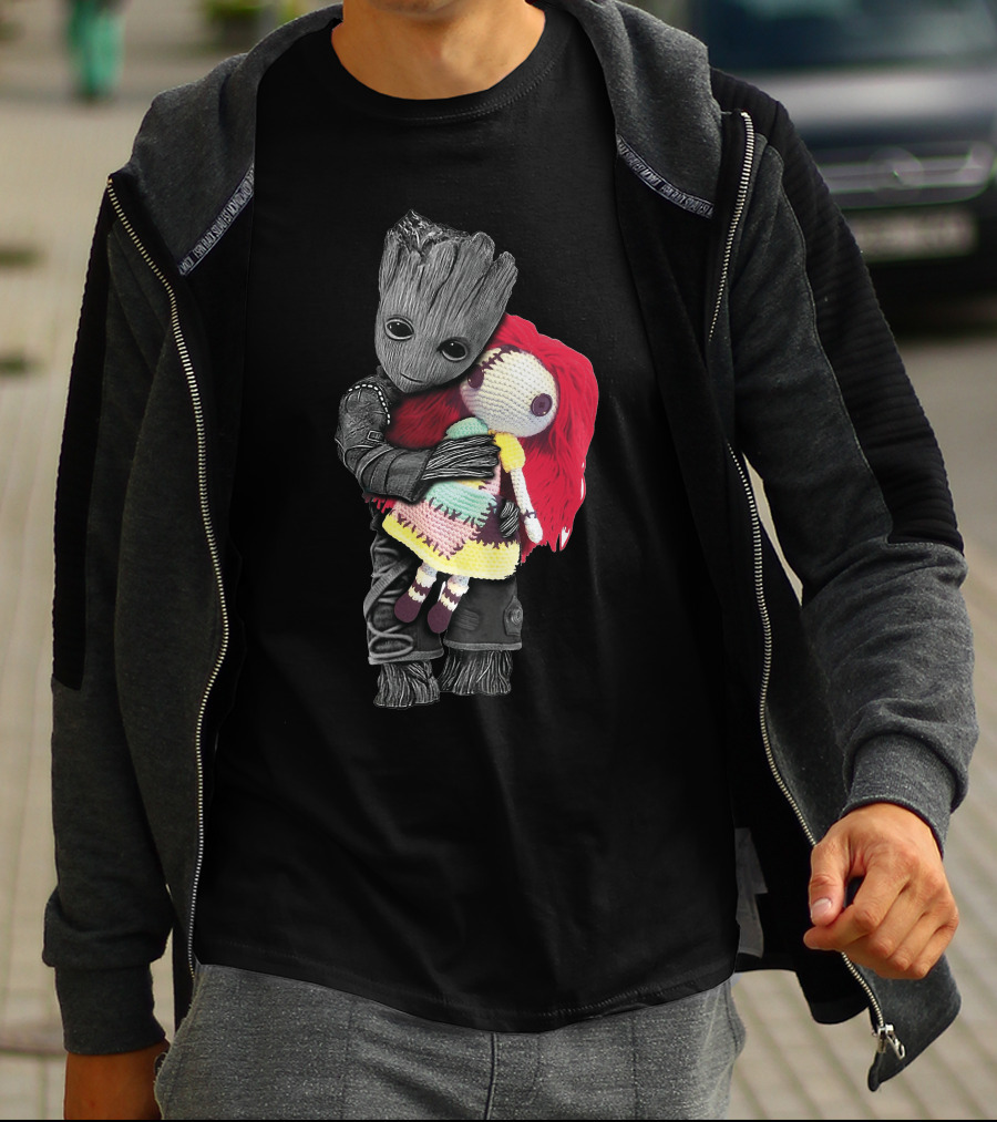 Groot Hugging Sally Doll T-Shirt