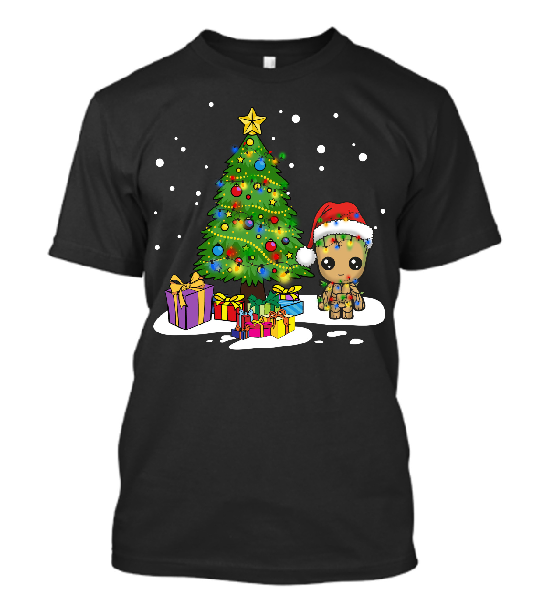 Only Today Christmas Tree Santa Hat Gifts T-Shirt