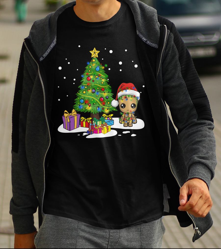 Only Today Christmas Tree Santa Hat Gifts T-Shirt