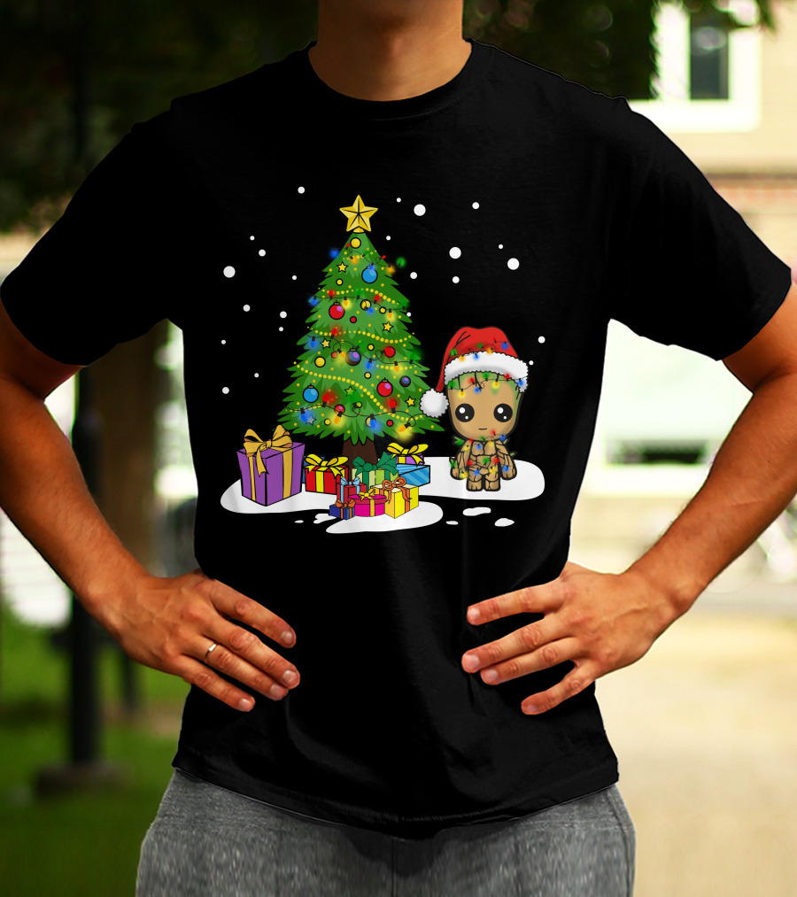 Only Today Christmas Tree Santa Hat Gifts T-Shirt