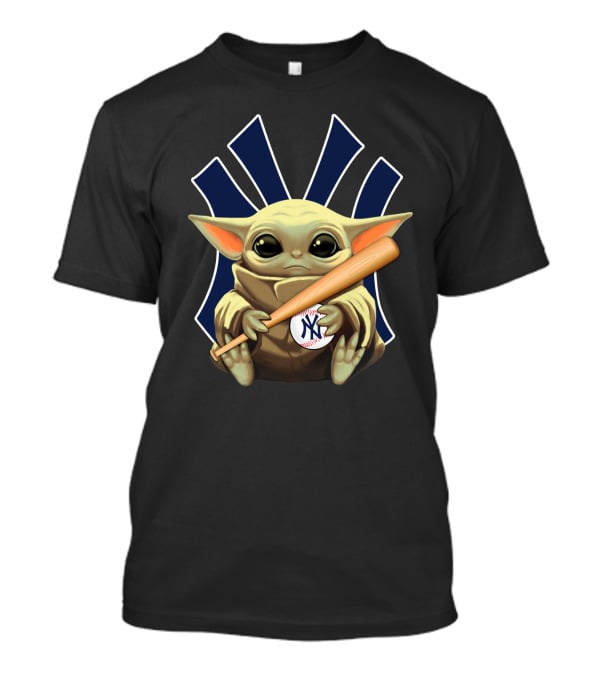 Baby Alien Baseball Team Logo Crossover T-Shirt