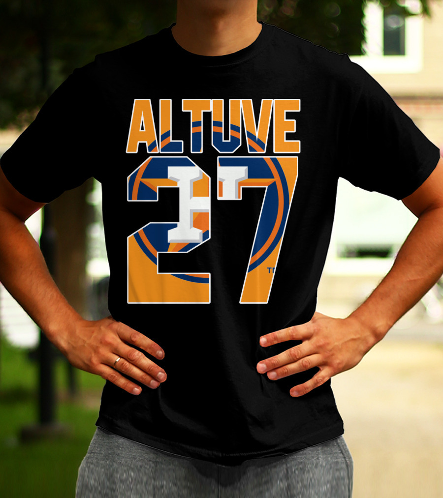 Altuve 27 Houston Astros Baseball T-Shirt