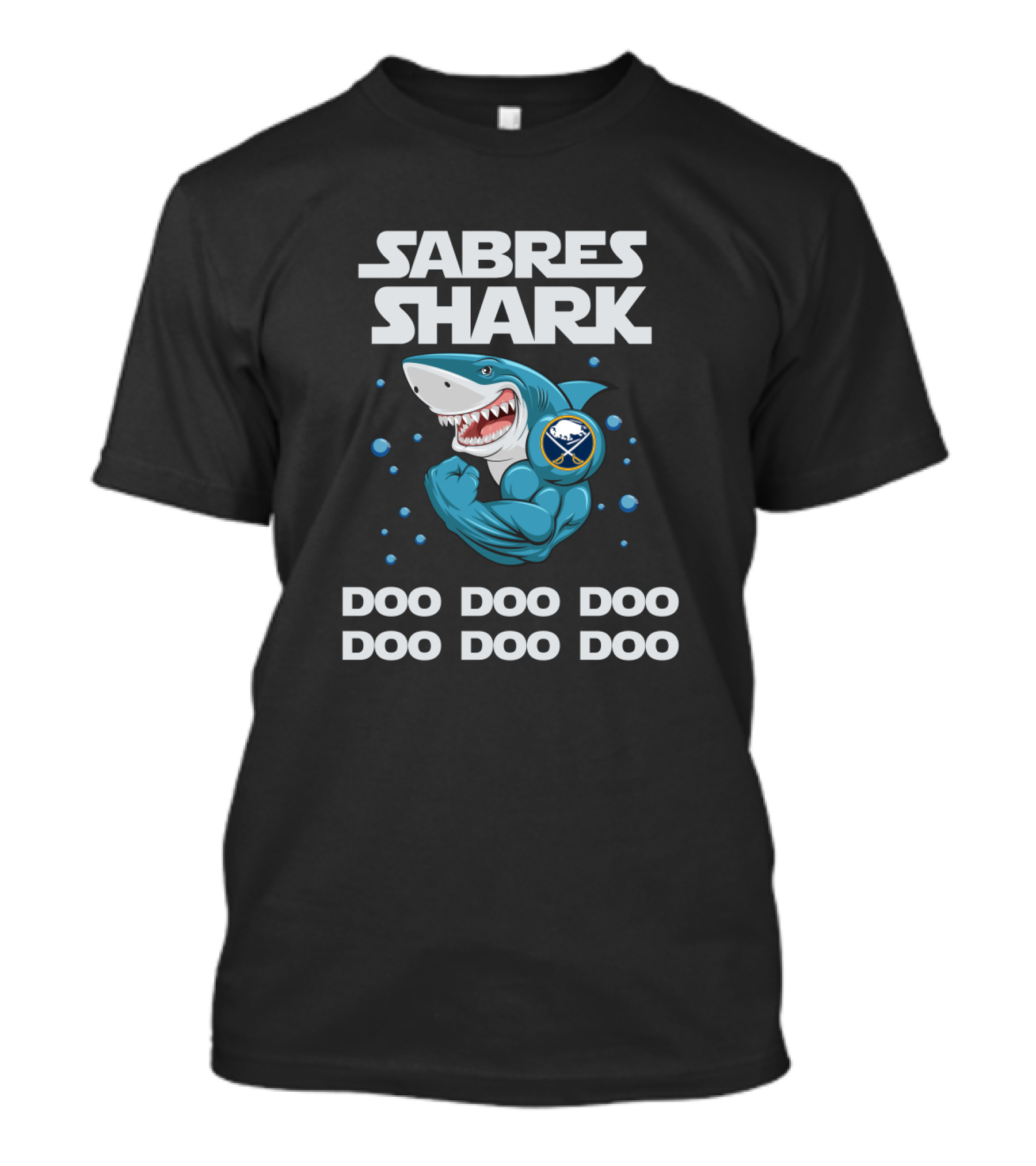 Sabres Shark Doo Doo Doo Buffalo Hockey T-Shirt