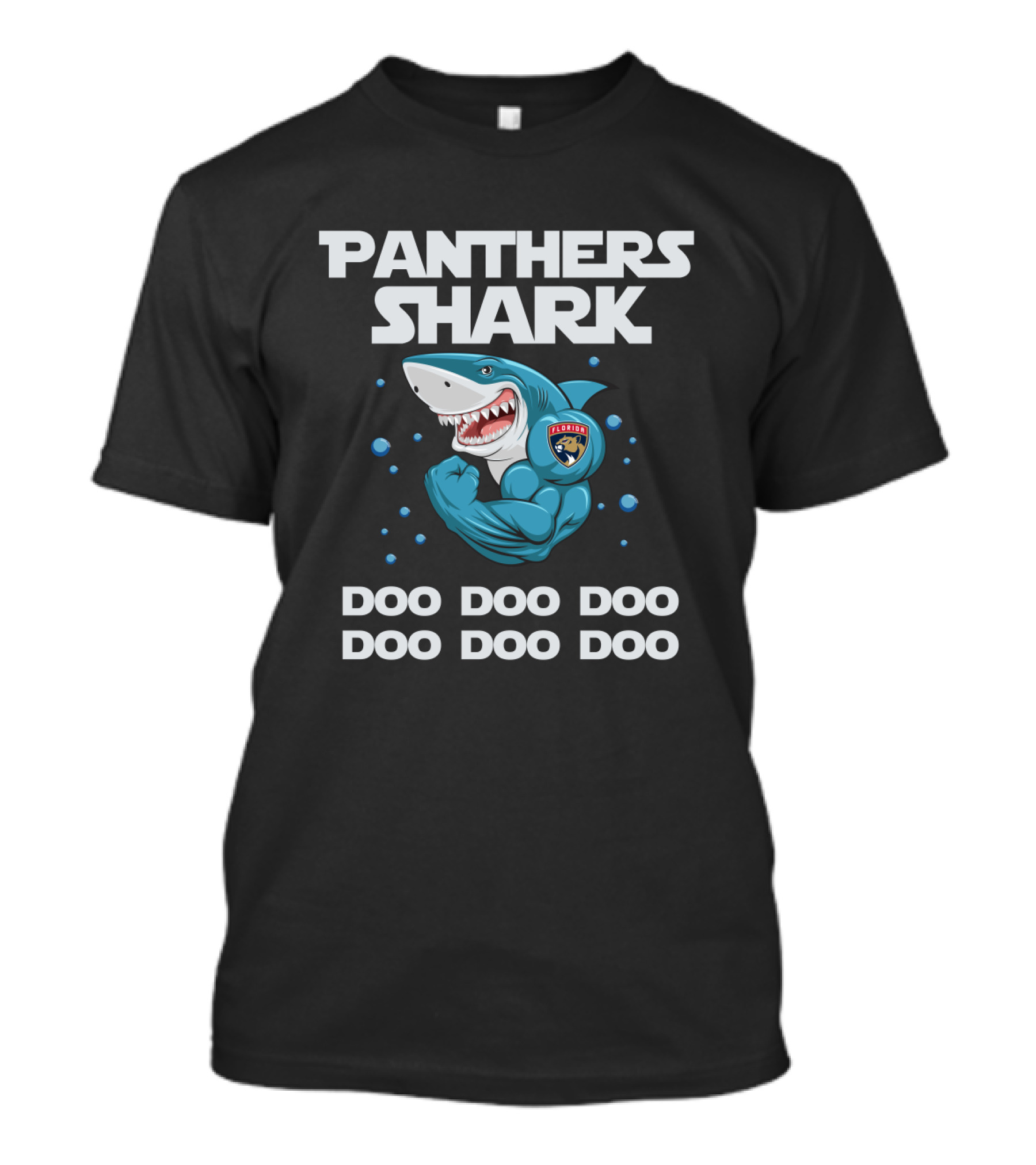 Panthers Shark Florida Doo Doo Doo Doo Doo Doo T-Shirt