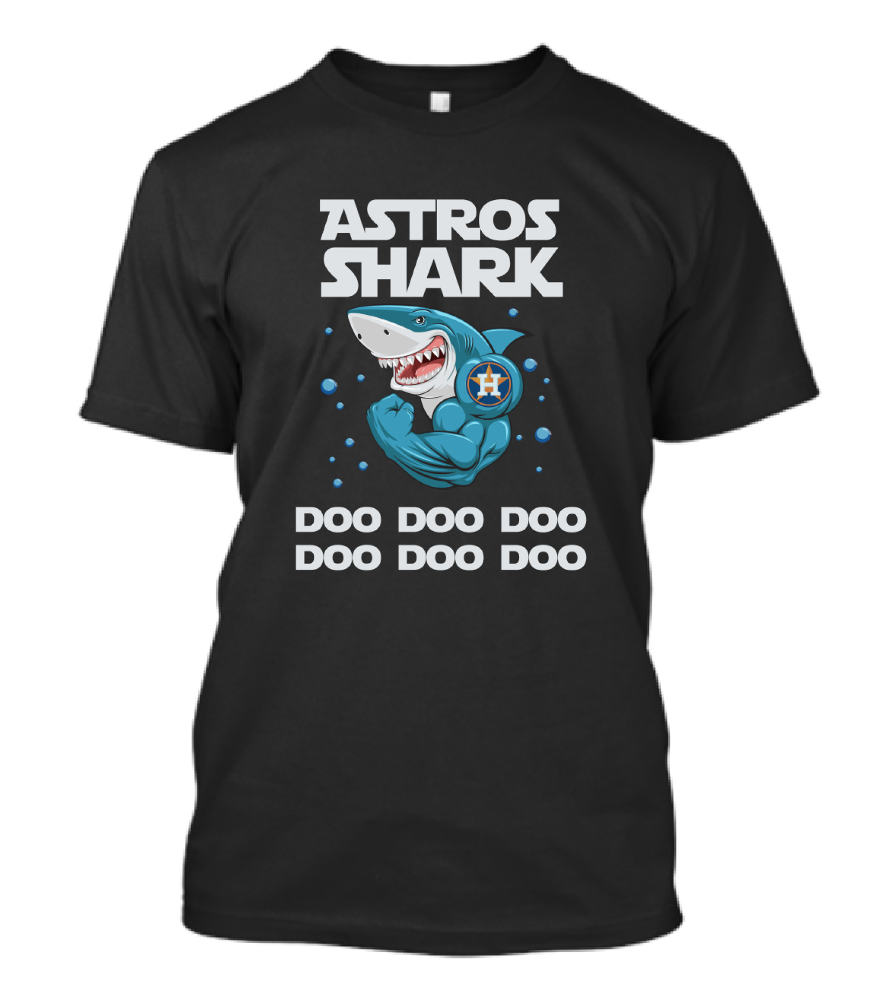 Astros Shark Houston Doo Doo Doo Baseball T-Shirt