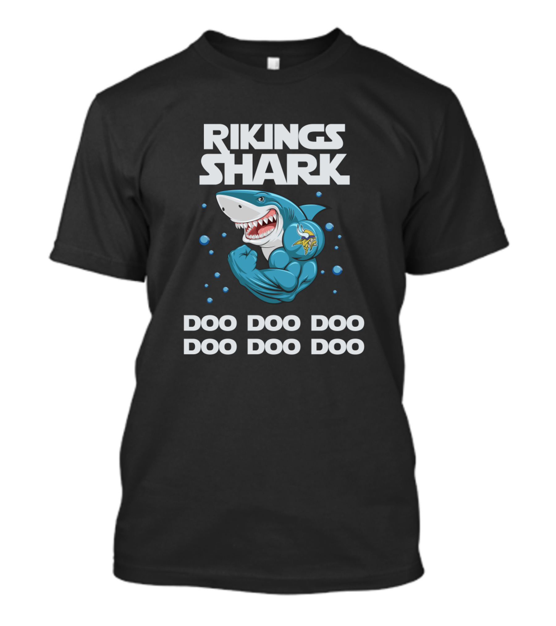 Vikings Shark Doo Doo Doo With Minnesota Vikings T-Shirt
