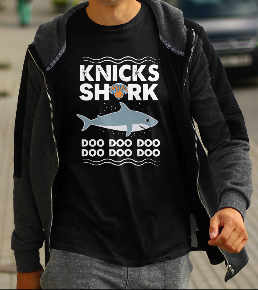 Knicks Shark New York Doo Doo Doo Basketball T-Shirt