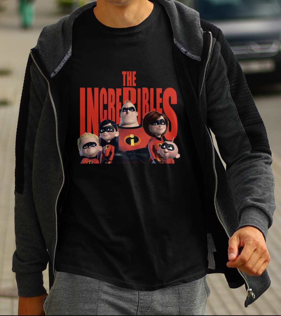 The Incredibles Family Character T-Shirt