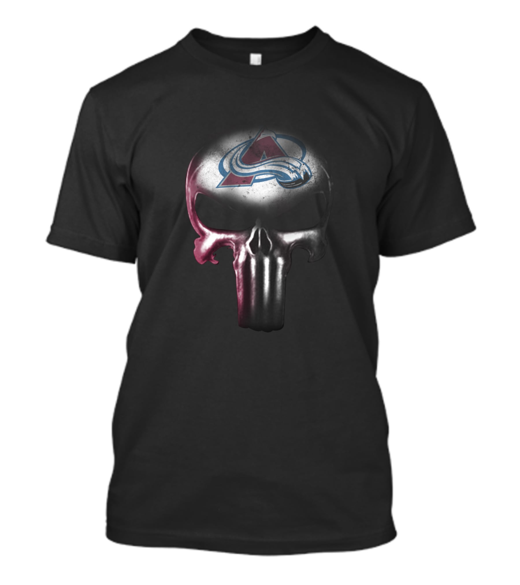 Colorado Avalanche Punisher Skull Fan T-Shirt