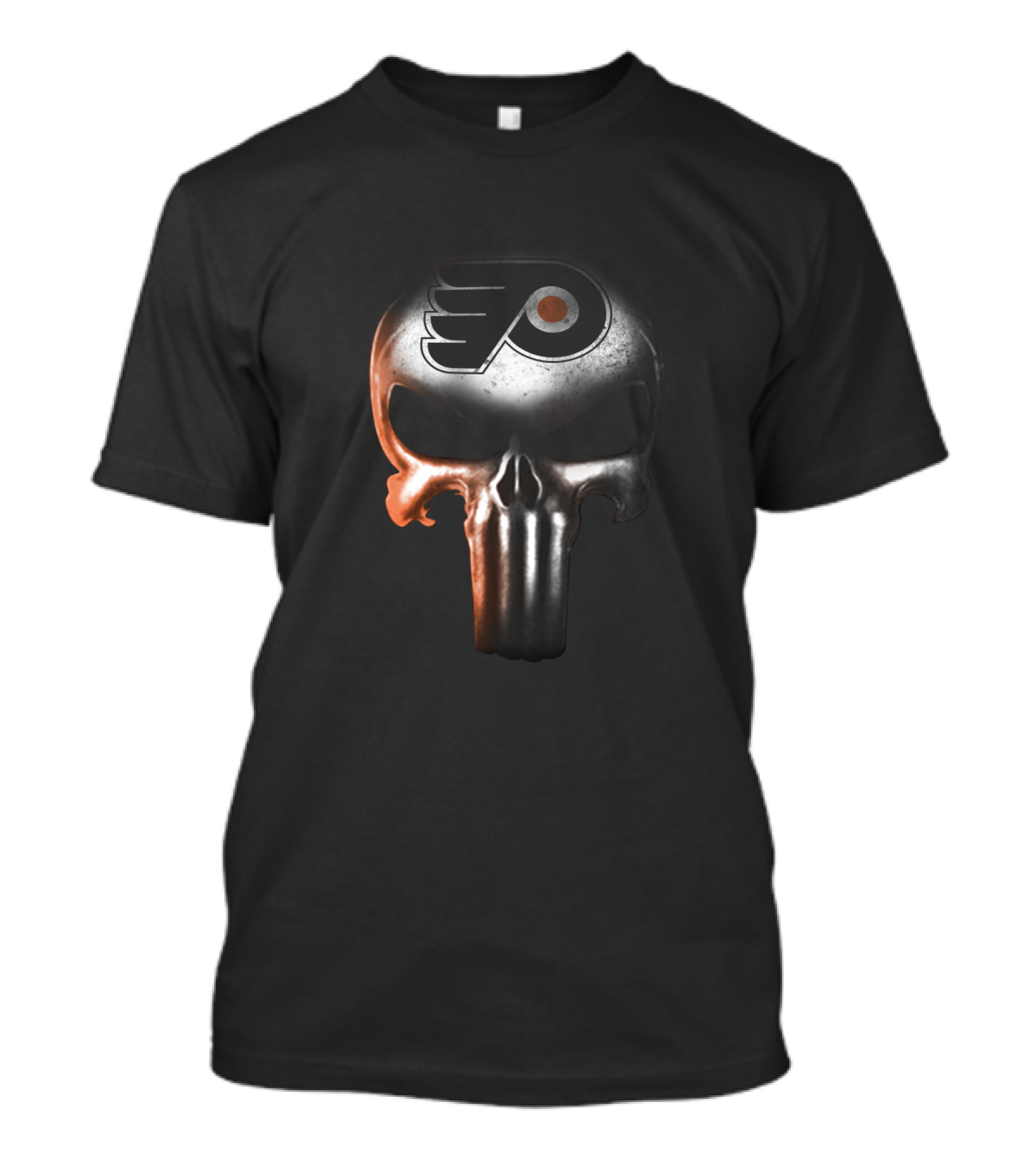 Philadelphia Flyers Punisher Skull NHL Fan Merchandise T-Shirt