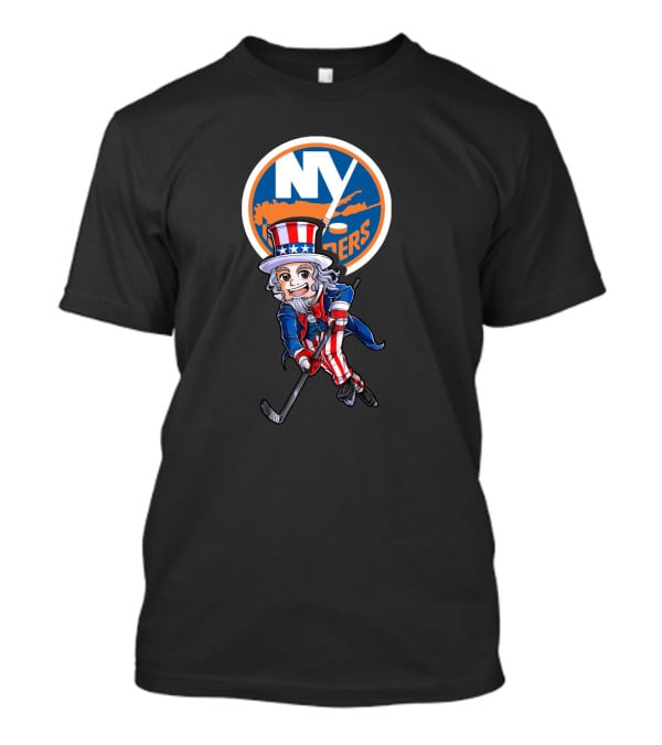 Ny Islanders Uncle Sam Hockey 4Th July T-Shirt