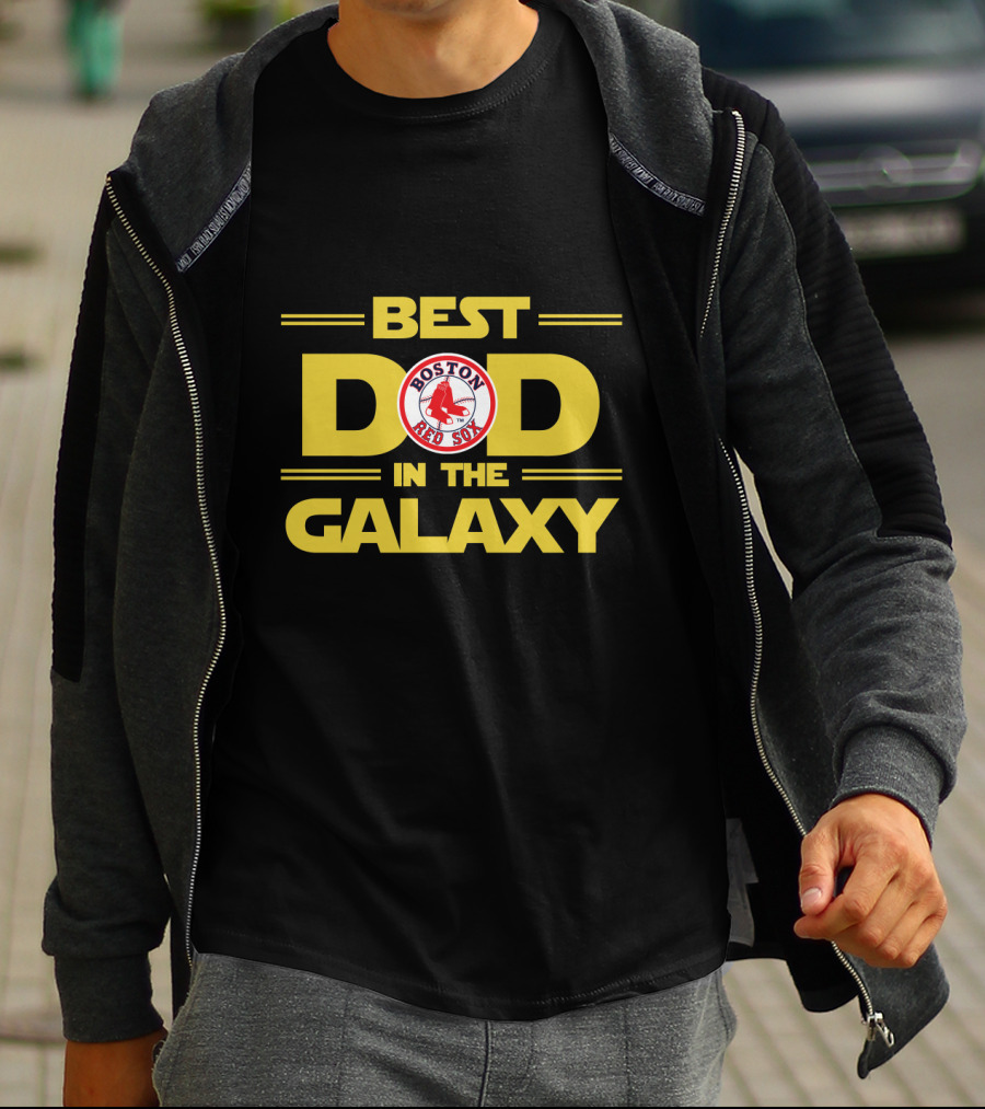Best Boston Red Sox Dad In The Galaxy T-Shirt