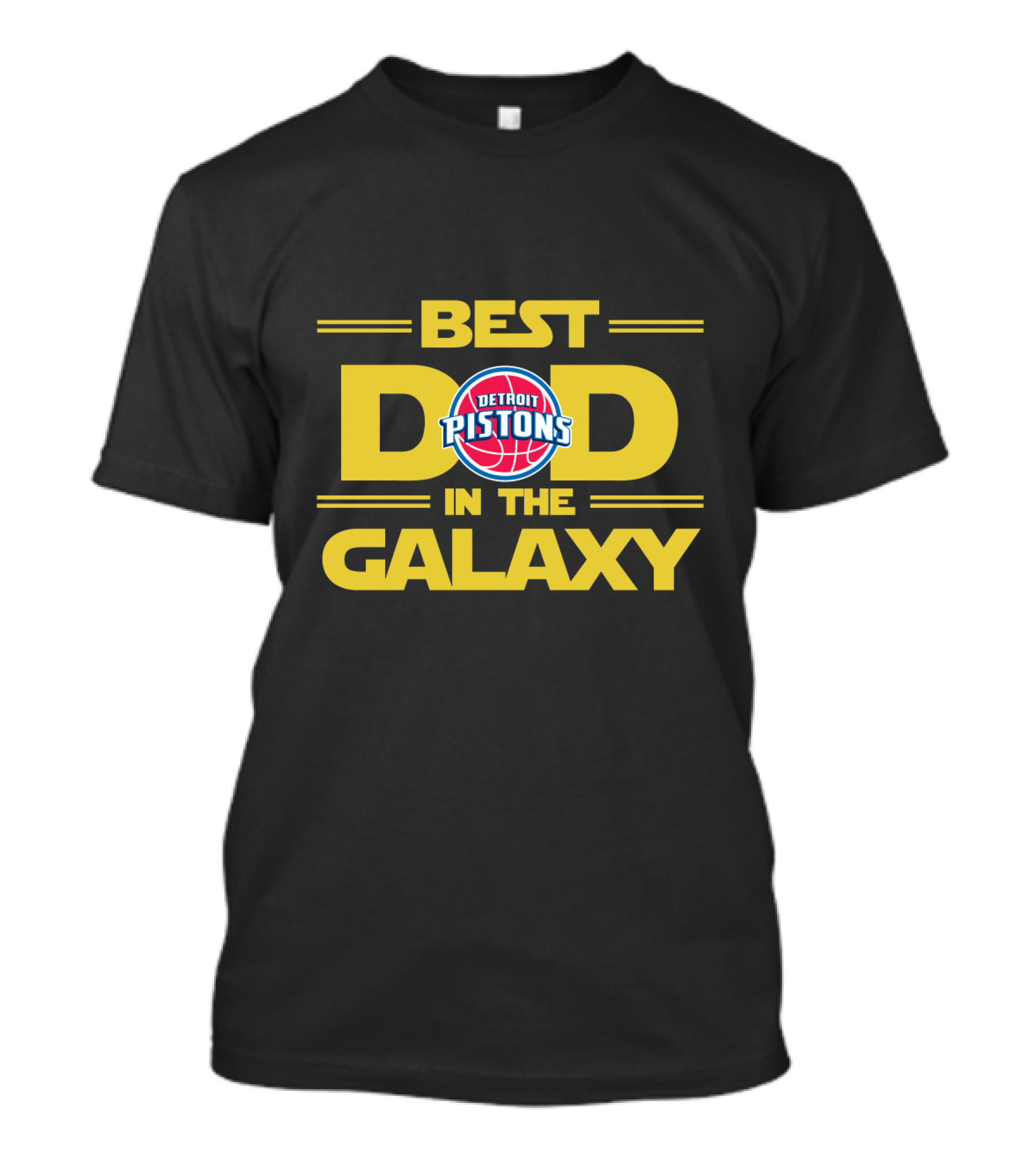 Best Dad Detroit Pistons In The Galaxy T-Shirt