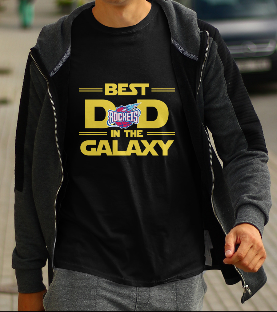 Best Rockets Dad In The Galaxy T-Shirt