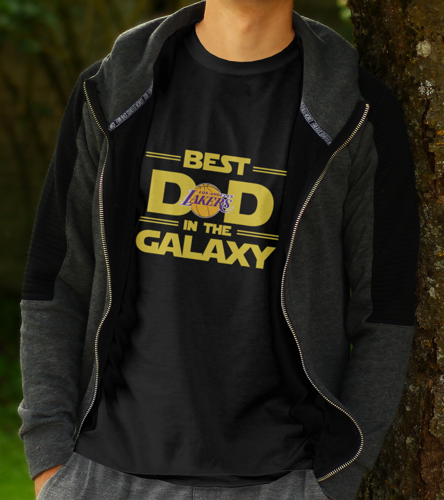 Best Los Angeles Lakers Dad In The Galaxy T-Shirt
