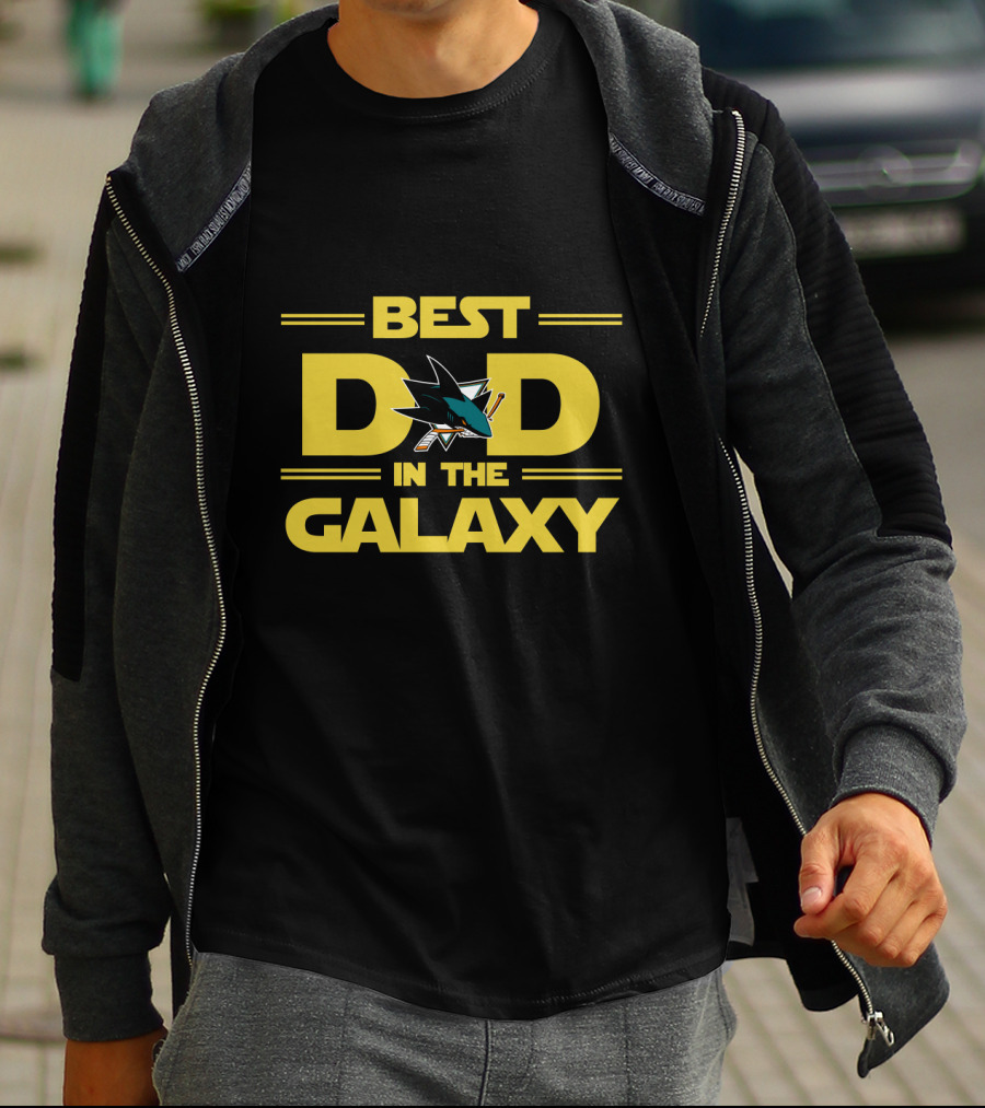 Best Dad In The Galaxy San Jose Sharks T-Shirt