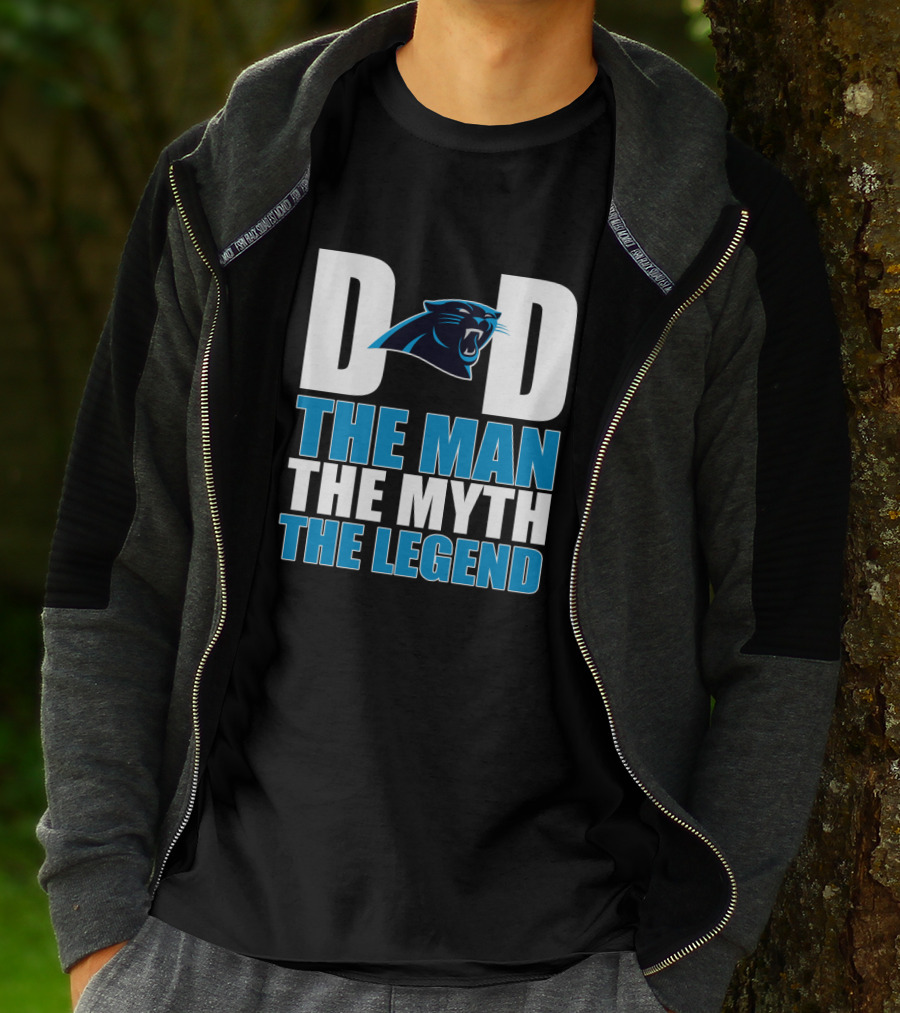 Carolina Panthers Dad The Man The Myth The Legend T-Shirt