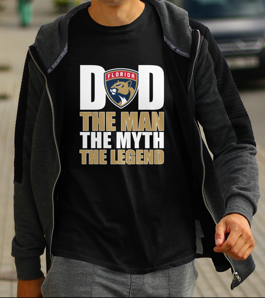 Florida Panthers Dad The Man The Myth The Legend T-Shirt