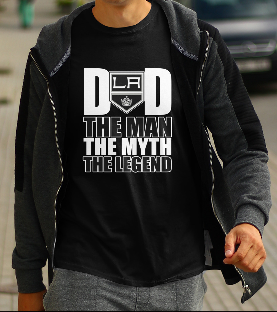 Los Angeles Kings Dad La The Man The Myth The Legend T-Shirt