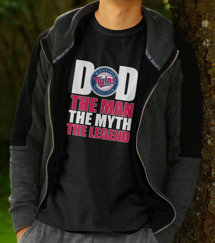 Minnesota Twins Dad Baseball Club The Man The Myth The Legend T-Shirt