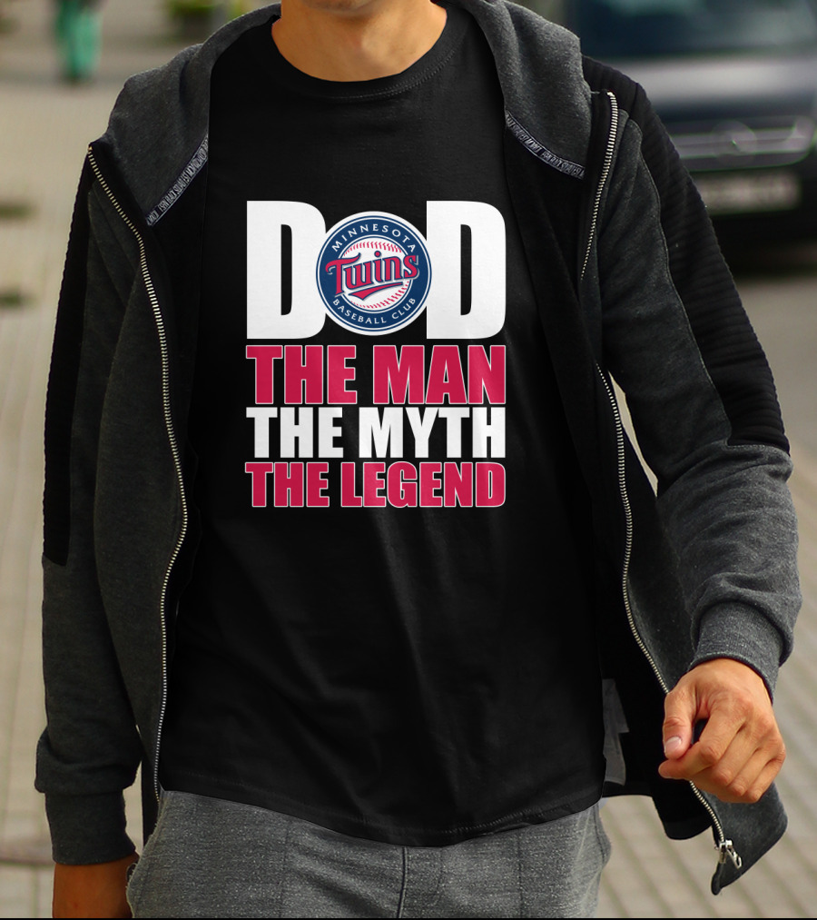Minnesota Twins Dad Baseball Club The Man The Myth The Legend T-Shirt