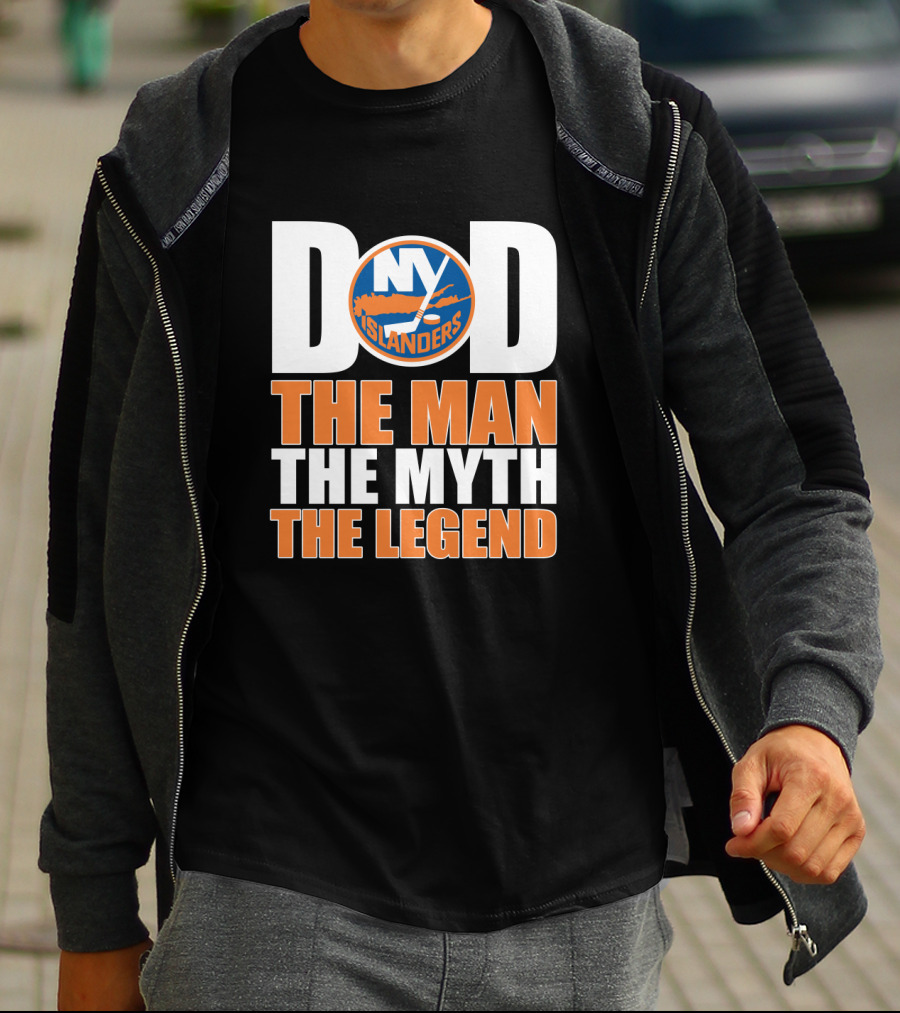 NY Islanders Dad The Man The Myth The Legend T-Shirt