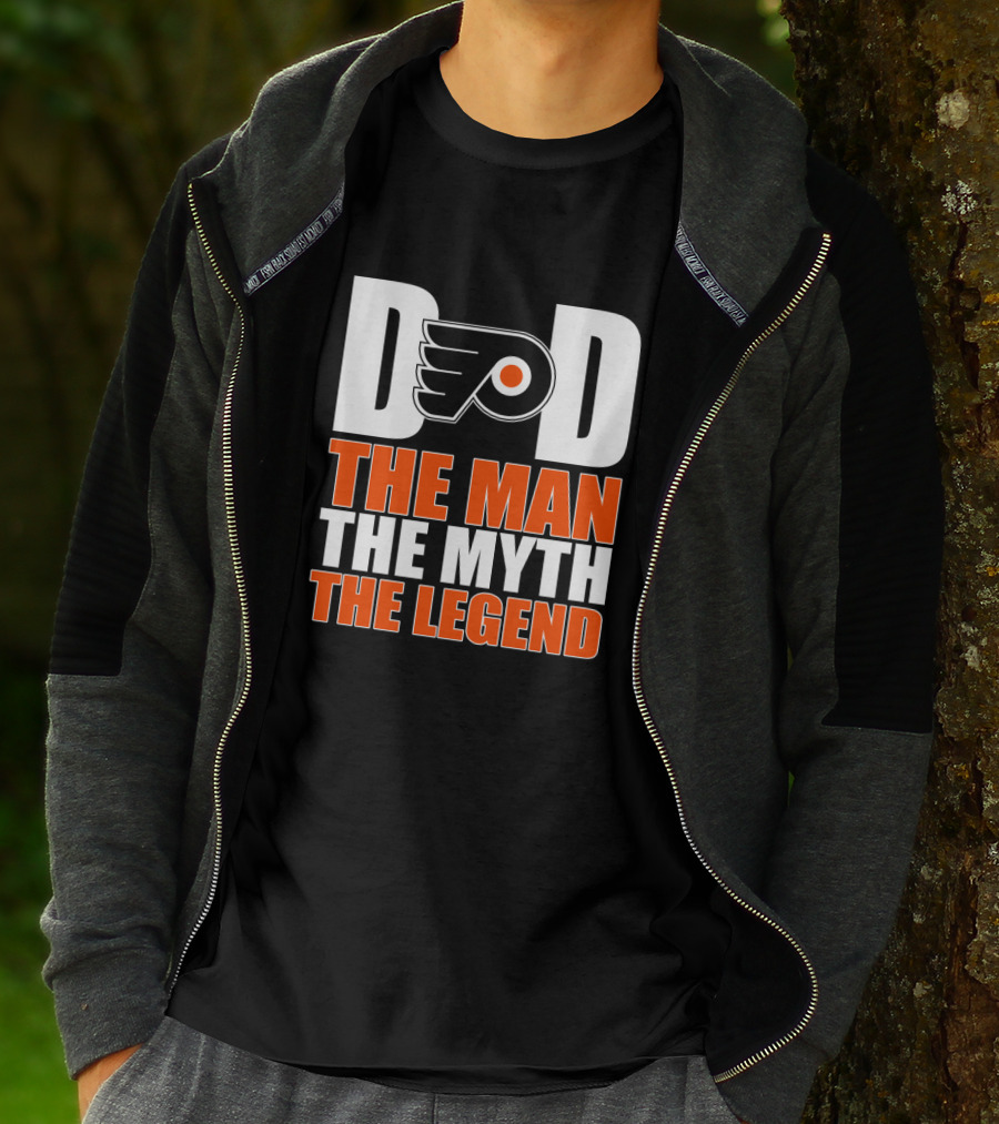 Philadelphia Flyers Dad The Man The Myth The Legend T-Shirt