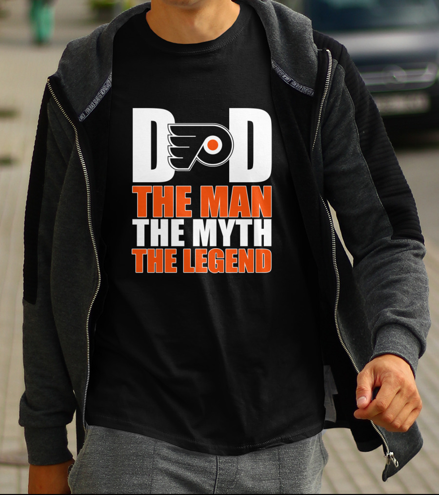 Philadelphia Flyers Dad The Man The Myth The Legend T-Shirt