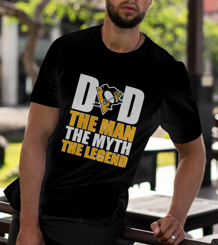 Pittsburgh Penguins Dad The Man The Myth The Legend T-Shirt