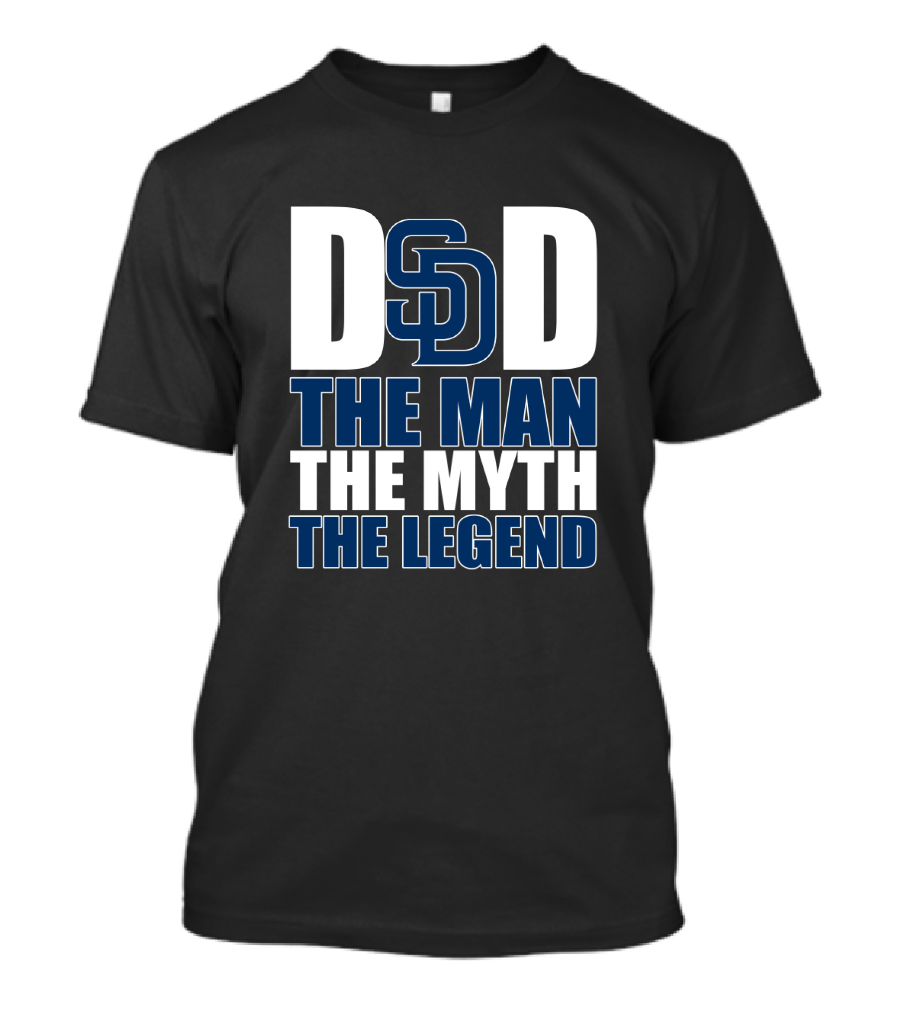 San Diego Padres Dad SD The Man The Myth The Legend T-Shirt