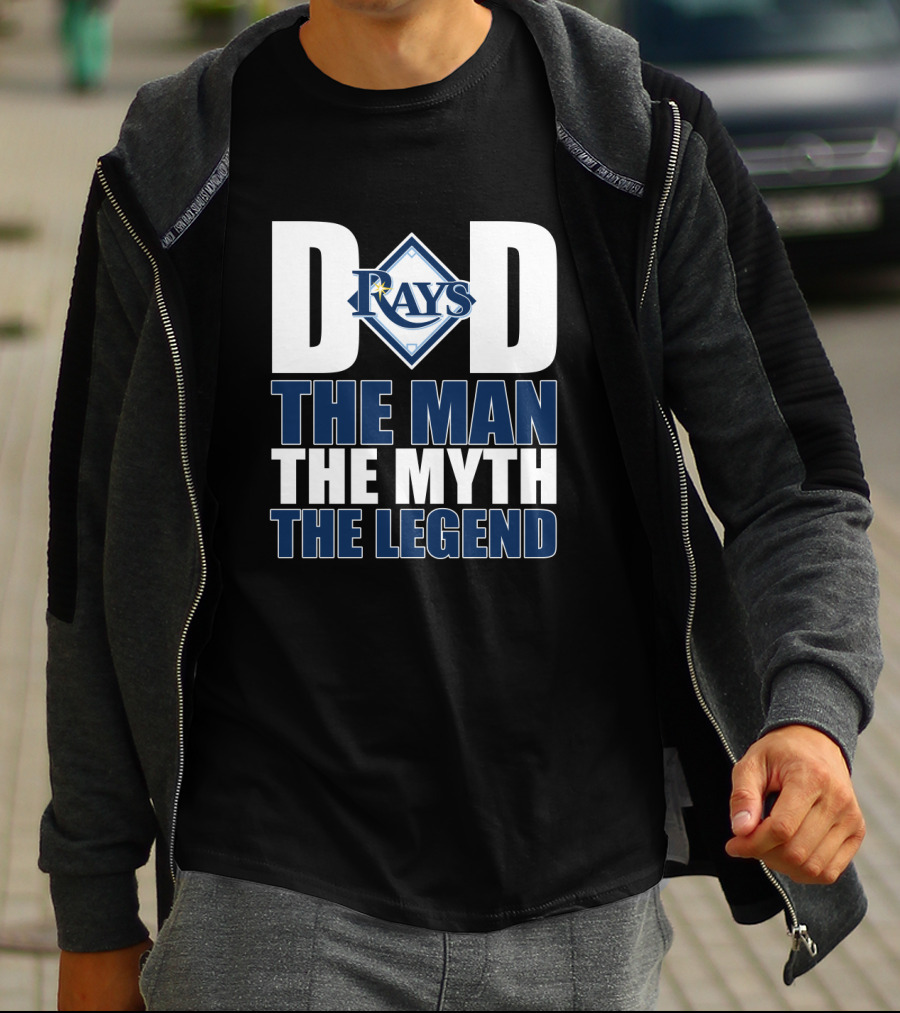 Rays Dad The Man The Myth The Legend Tampa Bay T-Shirt