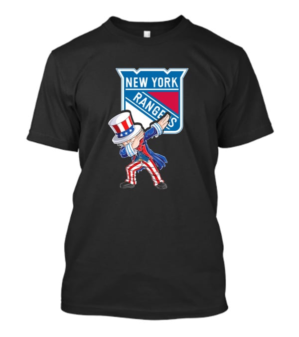 Uncle Sam Dabbing New York Rangers Fourth Of July Celebration T-Shirt