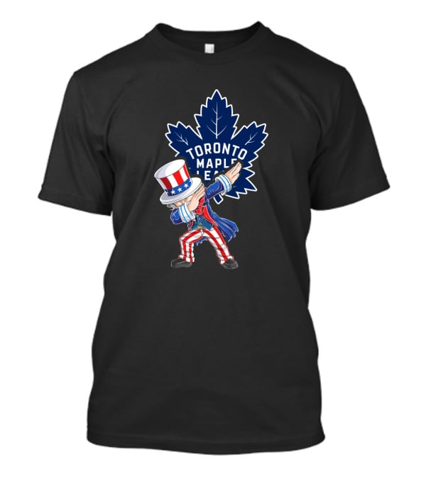 Toronto Maple Leafs Uncle Sam Dabbing Fourth Of July T-Shirt