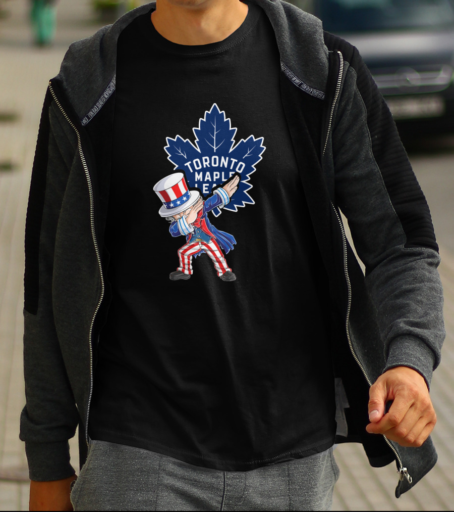 Toronto Maple Leafs Uncle Sam Dabbing Fourth Of July T-Shirt