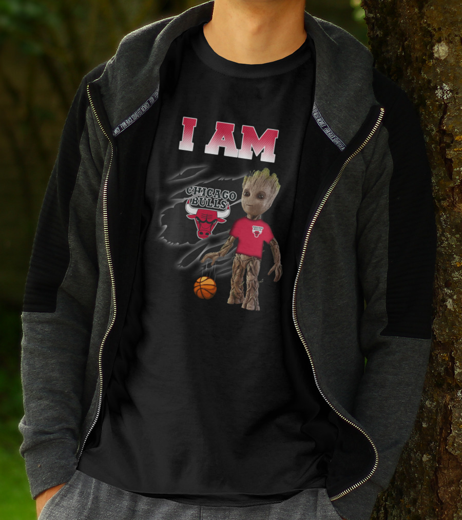 I'm Chicago Bulls Groot Basketball Fan T-Shirt
