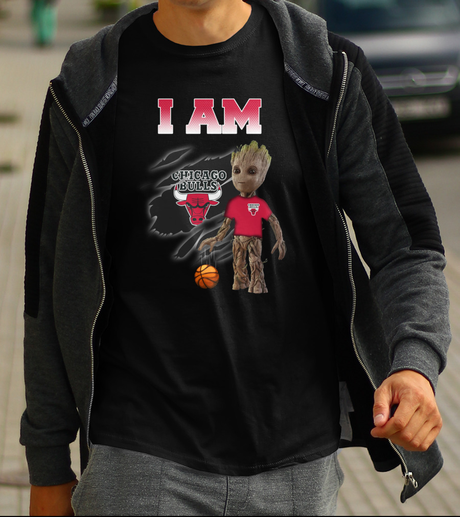 I'm Chicago Bulls Groot Basketball Fan T-Shirt
