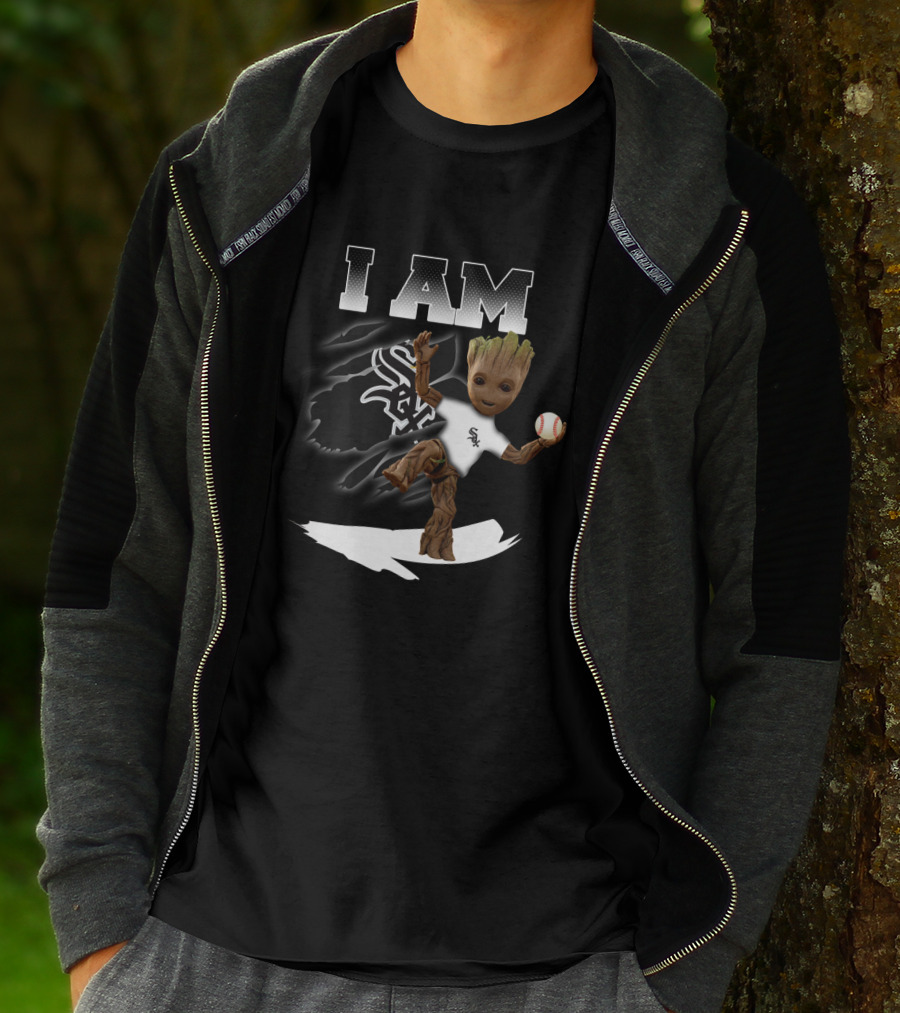 I Am Groot Chicago White Sox Baseball Fans T-Shirt