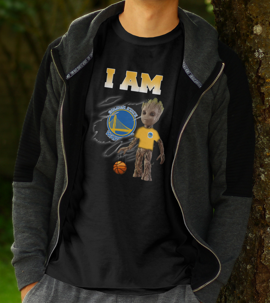 I Am Groot Golden State Warriors Basketball Fan T-Shirt